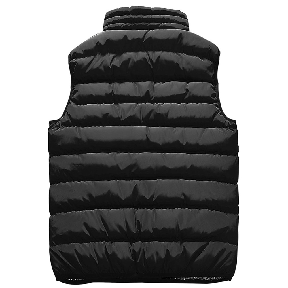 BRAND NEW MENS BLACK PUFFER VEST NWT - Picture 3 of 8